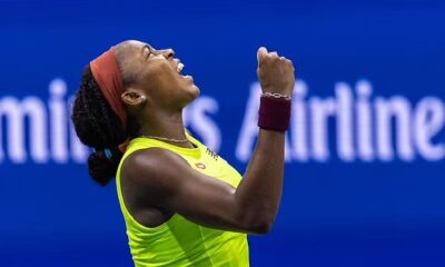 Coco Gauff produced a fine fightback to reach the US Open