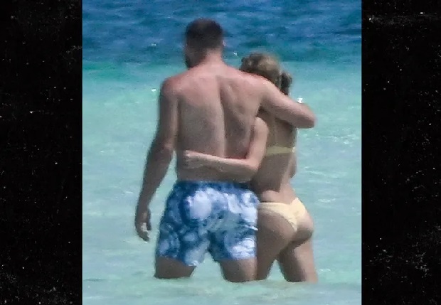NEWS UPDATE: The behavior of Taylor Swift and Travis Kelce in the Bahamas has drawn criticism as they were spotted making out in the water while wearing only their swimwear. This is not the first time this has happened, and upset fans are demanding that they find a more private location…