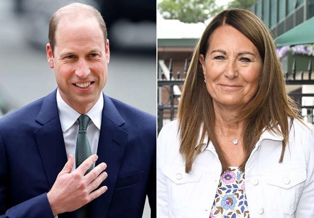 BackBack Prince William seen with mother-in-law Carole Middleton at a ‘low-key’ outing