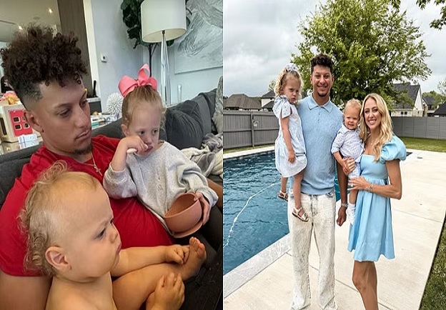 JUST IN: Brittany Mahomes captures 'perfect' family as Patrick Mahomes cuddles with daughter Sterling, son Bronze
