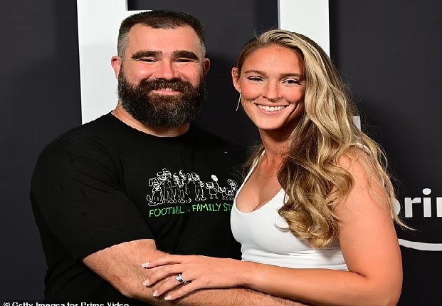 Jason Kelce addresses fake rumors he and wife Kylie are having another baby as he slams 'made-up universe' and jokes he would have a problem if they made it in Milan - because his wife went without him!