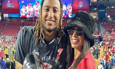 Kansas City Chiefs star Justin Reid tries to trick fans with bombshell RETIREMENT statement on April Fools' Day - before tweeting a Jim Carrey gif to assure fans he is playing next year!