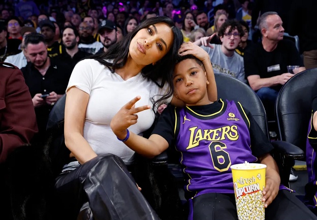 Kim Kardashian’s Son Saint Is in Older Brother Mode in Sweet New Photos: ‘My Whole Heart’