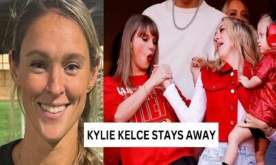 WATCH: Kylie Kelce is not like Taylor Swift or Brittany Mahomes and blushes when she's called 'Princess Kyana'