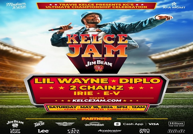 EXCLUSIVE: Lil Wayne And 2 Chainz,Diplo To Headline Kelce Jam 2024