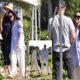 Meghan Markle trades in her stilettos for a $760 pair of Hermes flipflops and breezy linens as she joins husband Prince Harry for his Netflix polo shoot in Palm Beach - one day after she was mocked for her impractical on-field attire