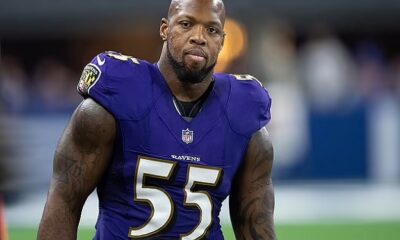 Ex-NFL star Terrell Suggs arrested for alleged assault in Arizona, with former Ravens LB booked into Maricopa County jail 'before being released'