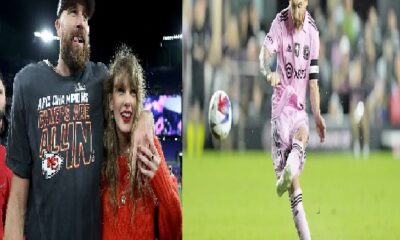 Taylor Swift and Travis Kelce could be in Kansas City to watch Lionel Messi and Inter Miami at Arrowhead on Saturday night, claims MLS analyst Taylor Twellman