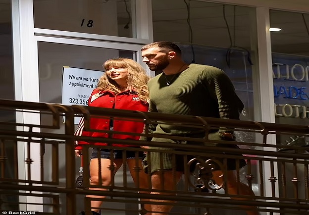 Taylor Swift and boyfriend Travis Kelce SKIP Coachella for a quiet date night at a sushi restaurant in Los Angeles