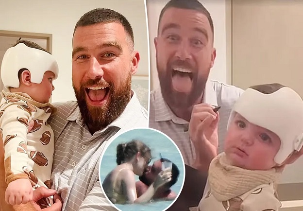 ‘Uncle’ Travis Kelce adorably bonds with Chandler Parsons’ baby amid Taylor Swift romance