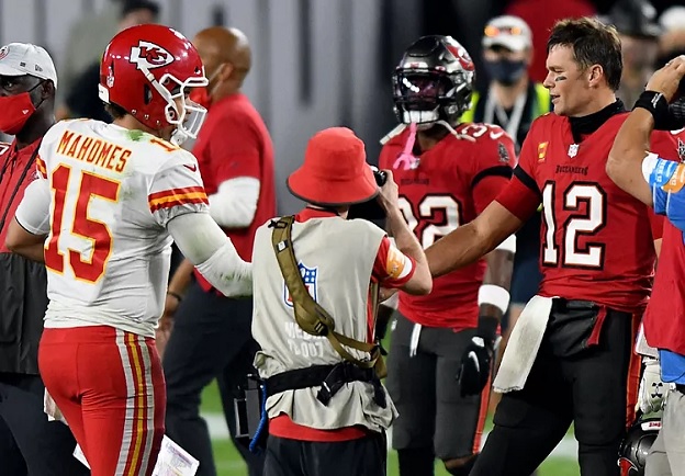 Video analysis shows Patrick Mahomes is following Tom Brady's passing tactics