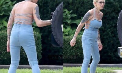 Eminem's ex-wife Kim Mathers was seen out in Michigan. This is the Kim, who Eminem wrote all those songs about he mentioned her in his last album as well 👀