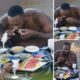 Breaking News: No Way bro 😳😮 Marcus Jordan, son of NBA legend Michael Jordan, was seen tweezing his nose hair during a poolside lunch in the South of France 😱. This can’t be true 🤔😢