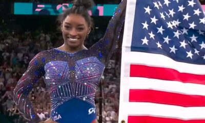 Just in: Simone Biles wins all-around gold at Olympics with floor routine set to Taylor Swift song