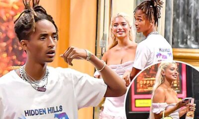 Breaking: Will Smith's son Jaden Smith age 26, takes his girlfriend Sab Zada on a movie date in Calabasas as she carries a bottle of pink wine that matches her minidress...see more