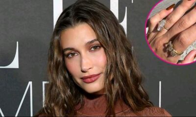 Breaking: Hailey Bieber Shows Off New Diamond ‘Mom’ Ring and Coffee Manicure After Giving Birth...see more