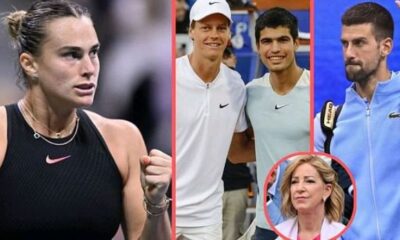 Breaking News: Chris Evert reacts to Aryna Sabalenka surpassing Carlos Alcaraz, Jannik Sinner, Novak Djokovic for fastest forehand stat at US Open 2024...see more