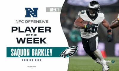 Saquon Barkley named NFC Offensive Player of the Week after performance vs. Packers