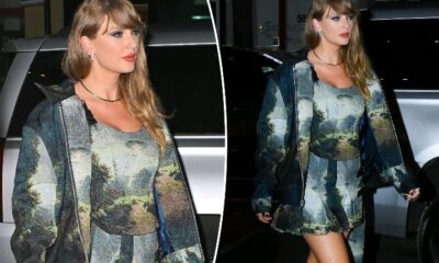 Breaking News:Taylor Swift's Alien-Inspired 2024 VMAs After-Party Corset and Mini Skirt Nod to Her Song "Down Bad"...see more