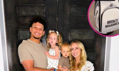 Pregnant Brittany Mahomes Marvels Over 20-Month-Old Son Bronze’s Custom Golf Bag and Clubs...see more