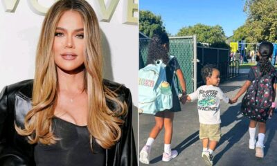 Khloé Kardashian Shares Adorable Photos of Her and Kim's Kids Walking to School Together — Led by 2-Year-Old Tatum...see more