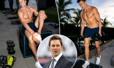 Shirtless Tom Brady shares intense workout that keeps him in top shape at 47..see more