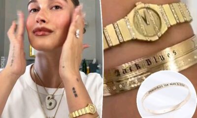 Hailey Bieber sports $5K bracelet dedicated to son Jack Blues