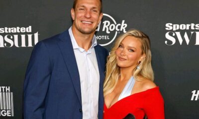 Breaking news: NFL legend Rob Gronkowski is overjoyed as he welcomes his first babies, a set of twins, with wife Camille Kostek…see more