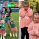 Excitement: Jason Kelce’s wife, Kylie, shocked her three daughters after announcing her pregnancy with baby girl No.4..see more