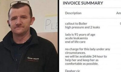 Plumber took job at cancer-sick 91-year-old’s home, this is his invoice ...see more