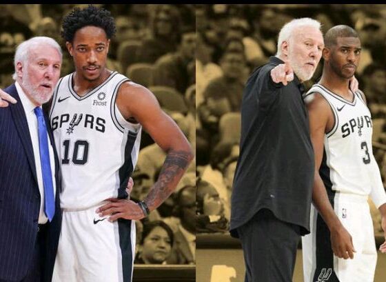 Breaking News: "It's a lot lonelier than people realize" - Chris Paul and DeMar DeRozan on playing under Gregg Popovich...see more