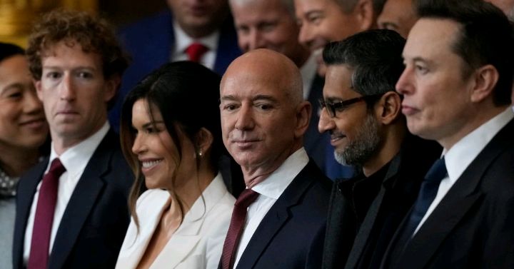 Breaking News: Zuckerberg, Bezos and Musk each lose more than $23 billion after Trump tariffs spark market meltdown...see more
