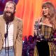 Breaking News: Taylor Swift revealed I might end up with Post Malone, he has help me in my music career and always be there for me when I needed him not like Travis Kelce I help with my flame and still decide to cheat on me...see more