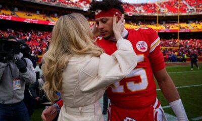 Watch Video: Patrick Mahomes upstages Brittany, kids with shorts, tattoo during theme park fun...see more