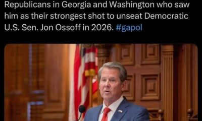 Breaking News: Huge news for Ossoff and Senate Dems generally. Trump, Thune and Tim Scott all lobbied Kemp hard to run...see more