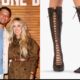 Breaking News: Brittany Mahomes Dons Corset-Inspired Vintage Brown Le Silla Colette Boots at Amex x Carbone Beach Event With Husband Patrick Mahomes...see more