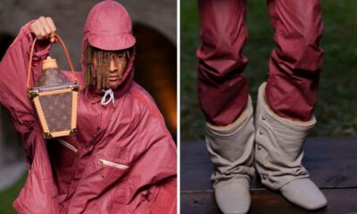 Breaking News: Jaden Smith Disrupts Menswear Proportions in Louis Vuitton’s Slouchy Women’s Button-up Boots at Cruise 2026 Show...see more