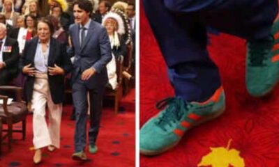 Breaking News: The former PM's choice of shoes for King Charles' visit was enough to immediately send trolls into a rage....see more