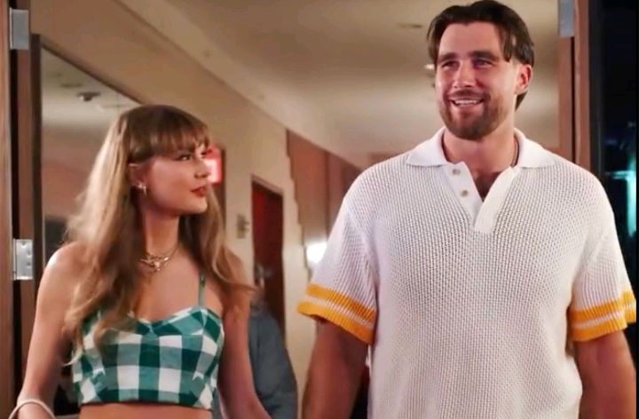 Breaking News: Taylor Swift and Travis Kelce Make Their 'Red Carpet' Debut at the Opening Night of His Tight End University...see more