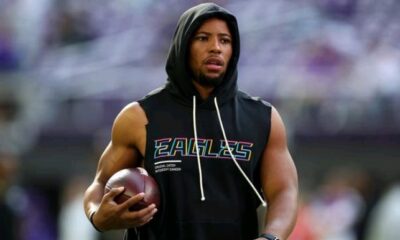 Breaking News: Jalen Hurts reassures Saquon Barkley that the Eagles family is behind him...see more