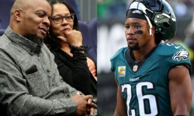 Breaking News: Johnson talks about raising the Eagles running back and NFL star, as well as their journey to help others with the Michael Ann and Saquon Barkley Hope Foundation....see more