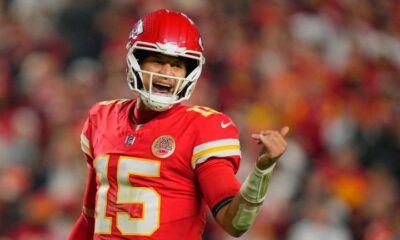 Breaking News: Kansas City Chiefs QB Patrick Mahomes discusses Travis Kelce tying the team TD record...see more