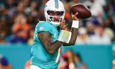 Breaking News: Dolphins' Tua Tagovailoa doesn't think he's 'playing to keep' his job amid struggles....see more