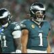 Breaking News: “Multiple Eagles offensive players have grown frustrated with Jalen Hurts’ approach this season”...see more